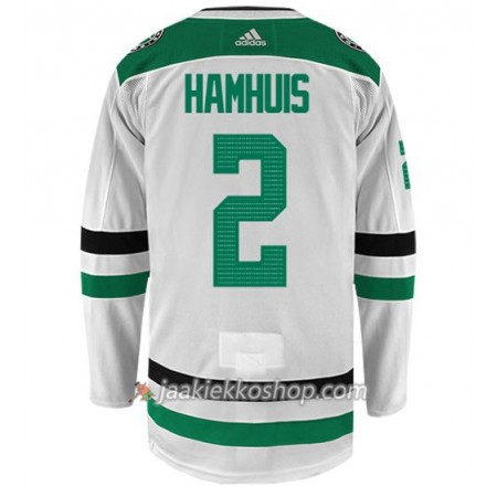 Miehille NHL Dallas Stars Pelipaita DAN HAMHUIS 2 Adidas Valkoinen Authentic